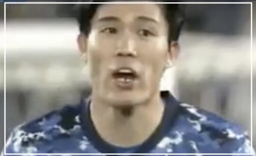 【動画】サッカー冨安健洋が韓国代表に肘打ちで歯が欠けた？！衝撃的な映像が拡散される！